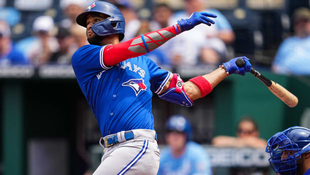Toronto Blue Jays OF Lourdes Gurriel Jr. hitting